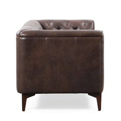 Divano Poly &amp; Bark Essex 89 - Vera pelle italiana pieno fiore