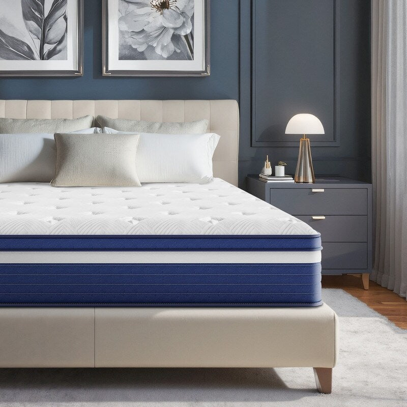 Materasso ibrido SweDrea 12 Firm - Design traspirante e rinfrescante con certificazioni CertiPUR-US, SGS e OEKO-TEX