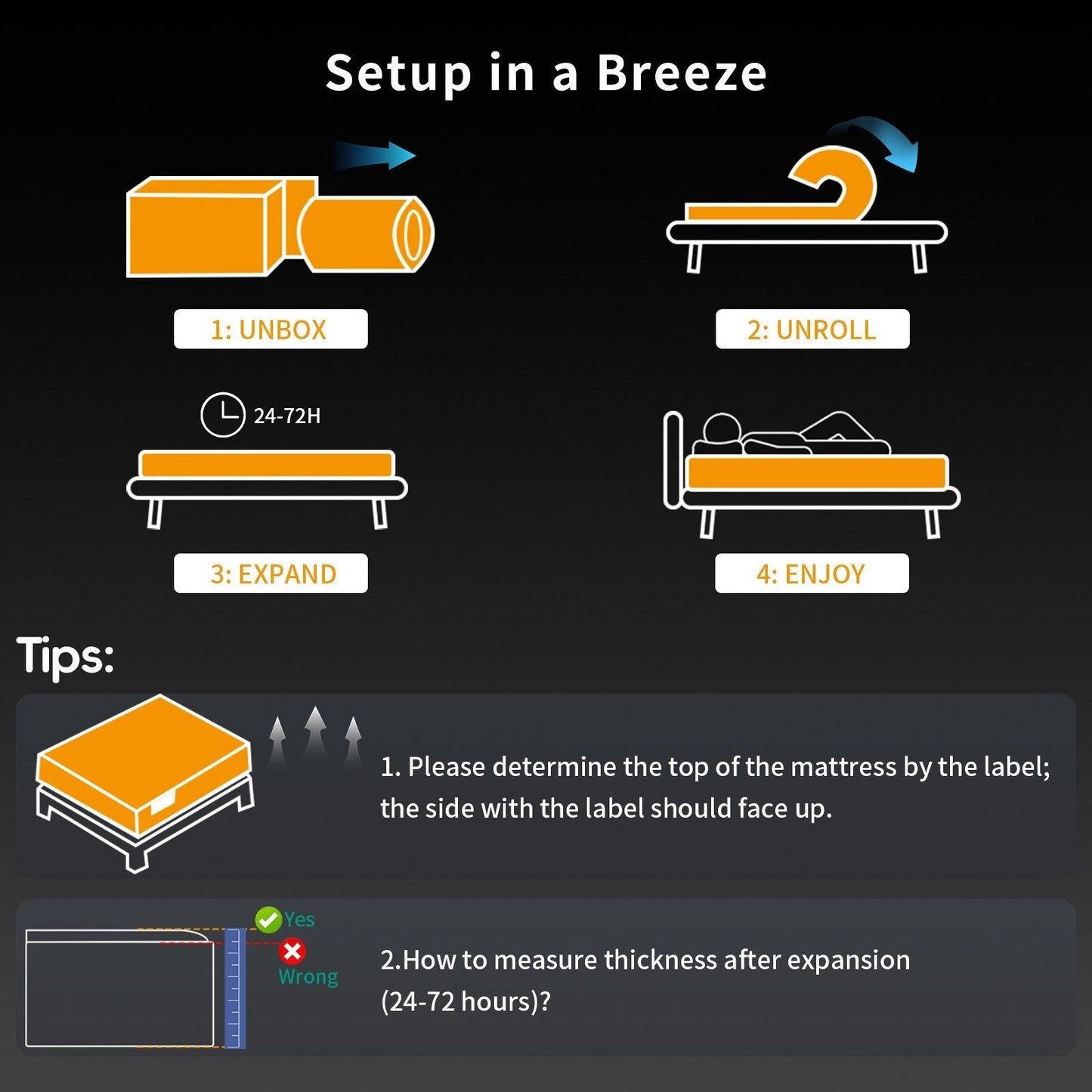 Materasso ibrido SweDrea 8/12 - Memory foam in gel, mediamente rigido, traspirante e certificato