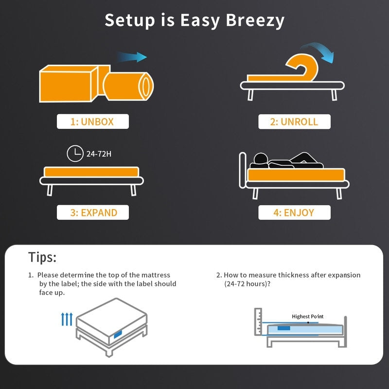 Materasso ibrido SweDrea Firm - Schiuma traspirante, 8/12, certificato di sicurezza
