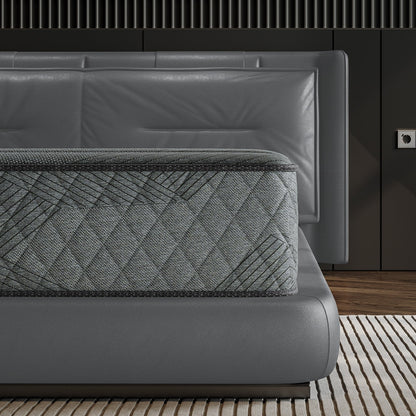 Materasso traspirante rinfrescante SweDrea Medium Hybrid Memory Foam da 14 pollici con CertiPUR-US, SGS e OEKO-TEX