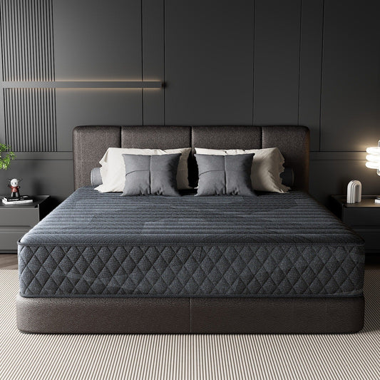 Materasso traspirante rinfrescante SweDrea Medium Hybrid Memory Foam da 14 pollici con CertiPUR-US, SGS e OEKO-TEX