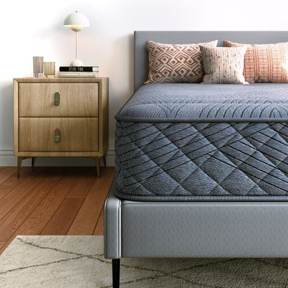 Materasso ibrido SweDrea Twin Size da 8 pollici - Sottile, traspirante e di supporto per alleviare la pressione in dormitori e appartamenti