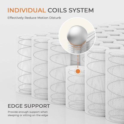 Materasso ibrido in memory foam gel Sweetnight da 14''