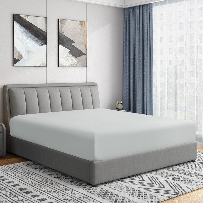 Lenzuolo con angoli singolo Swift Home in microfibra spazzolata doppia da 16 pollici con tasca profonda