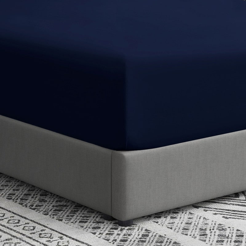 Lenzuolo con angoli singolo Swift Home in microfibra spazzolata doppia, 18-21 pollici, con tasca extra profonda