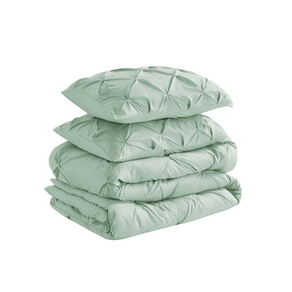 Set di piumoni in microfibra ultra morbida Swift Home Modern Diamond Pintuck, 3 pezzi