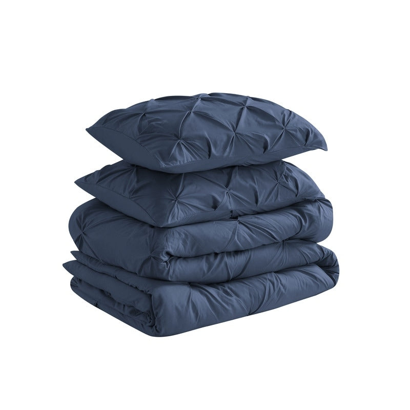 Set di piumoni in microfibra ultra morbida Swift Home Modern Diamond Pintuck, 3 pezzi