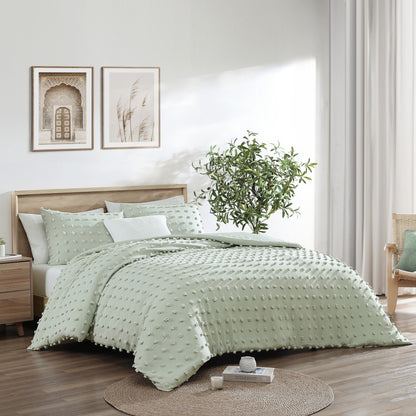 Set di biancheria da letto con piumone in microfibra Swift Home Ultra-Soft Pom Pom, 3 pezzi