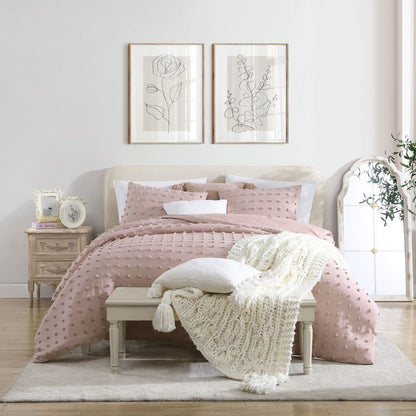 Set di biancheria da letto con piumone in microfibra Swift Home Ultra-Soft Pom Pom, 3 pezzi