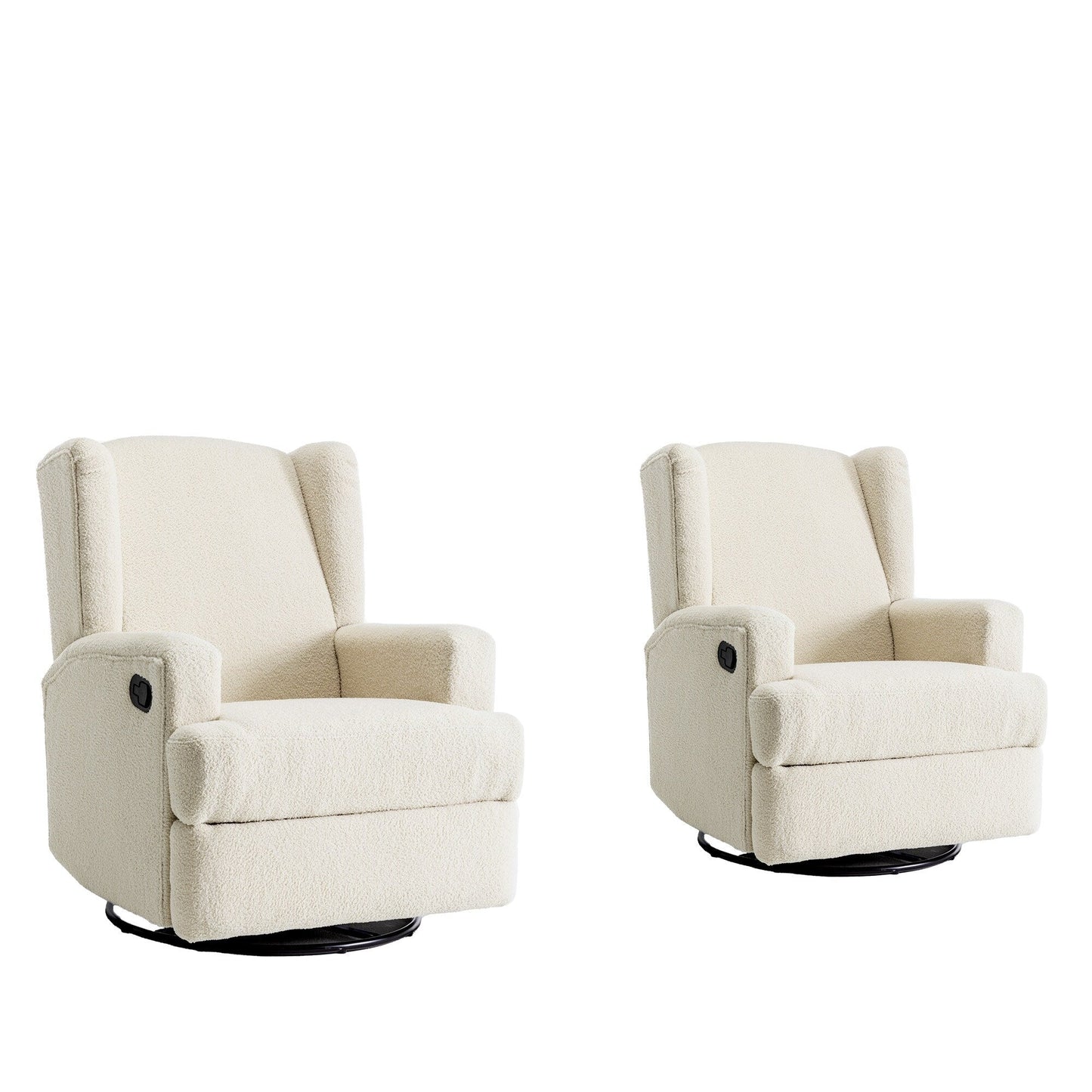 Poltrona reclinabile girevole per bambini, set da 2