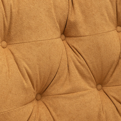 Poltrona reclinabile girevole con morbido pile artificiale, comfort imbottito, funzione di scorrimento, tasca laterale, schienale regolabile