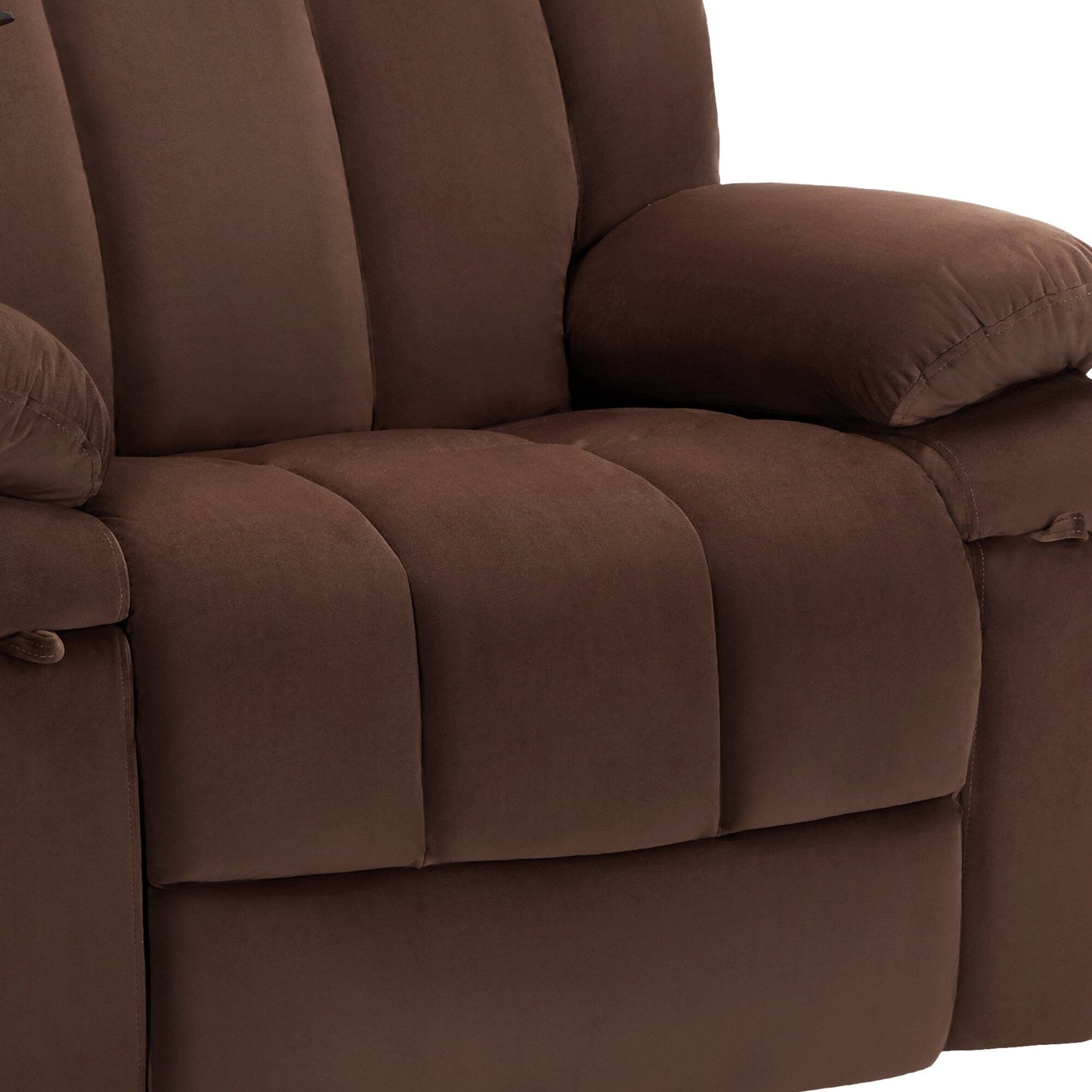 Poltrona reclinabile girevole con massaggio, riscaldamento e supporto per telefono: ideale per soggiorno, ufficio, camera da letto