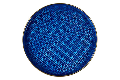 Honi - Vassoio Tondo Incisa Bluette