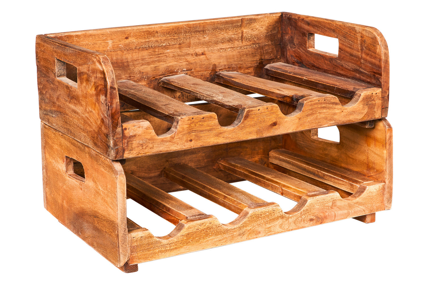 Portabottiglie Impilabile In Legno