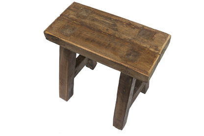 Sgabello Legno Di Recupero