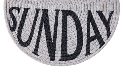 Set Tovagliette 1/4 Grigio