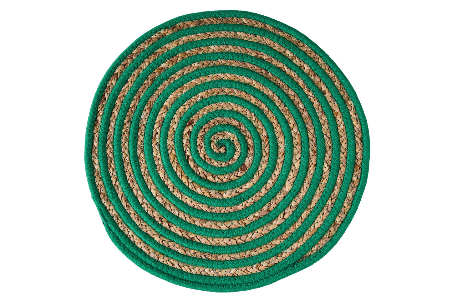 Tovaglietta - Set 1/4 Cerchio Verde E Beige