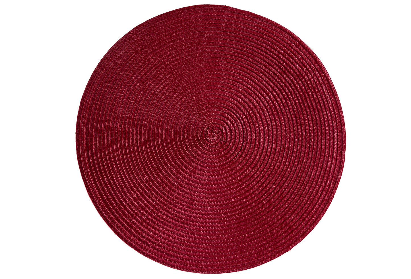 Tovaglietta - Treccina Tondo Bordeaux Set 1/4 Avvolgimento