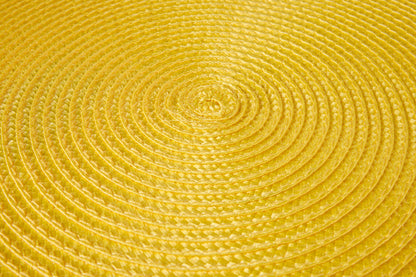 Tovaglietta - Treccina Tondo Set 1/4 Avvolgimento Giallo