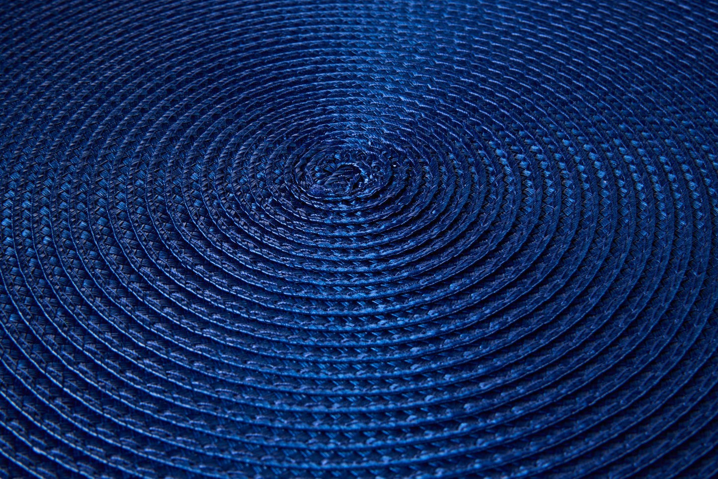 Tovaglietta - Treccina Tondo Set 1/4 Avvolgimento Blu