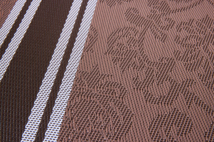 Molinetti - Sottopiatti Set 1/4 Bordeaux Con Disegno Ricamo