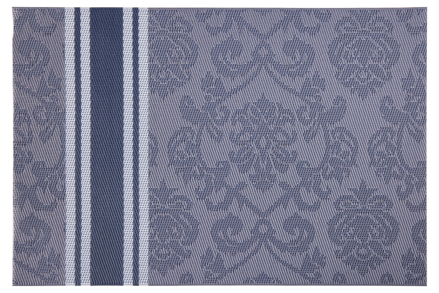 Molinetti - Sottopiatti Set 1/4 Azzurri Con Disegno Ricamo