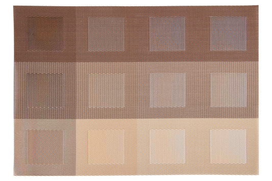 Scacchieri - Sottopiatti Set 1/4 Con Riquadri Sfumature Del Beige