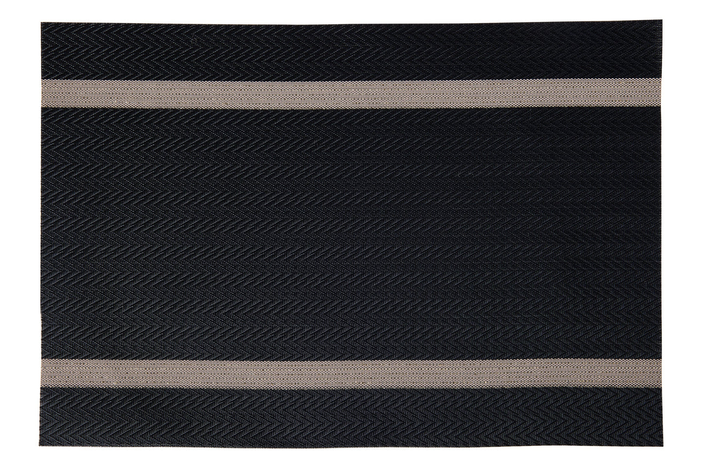 Galletti - Sottopiatti Set 1/4 Nero Con Riga Beige