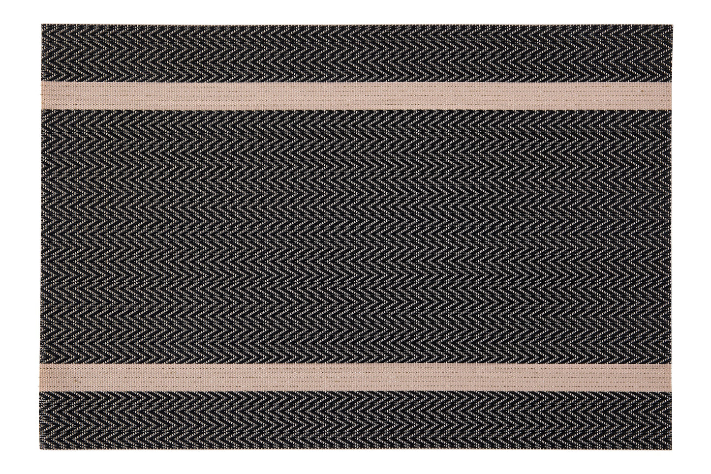 Galletti - Sottopiatti Set 1/4 Beige E Nero Con Riga Beige