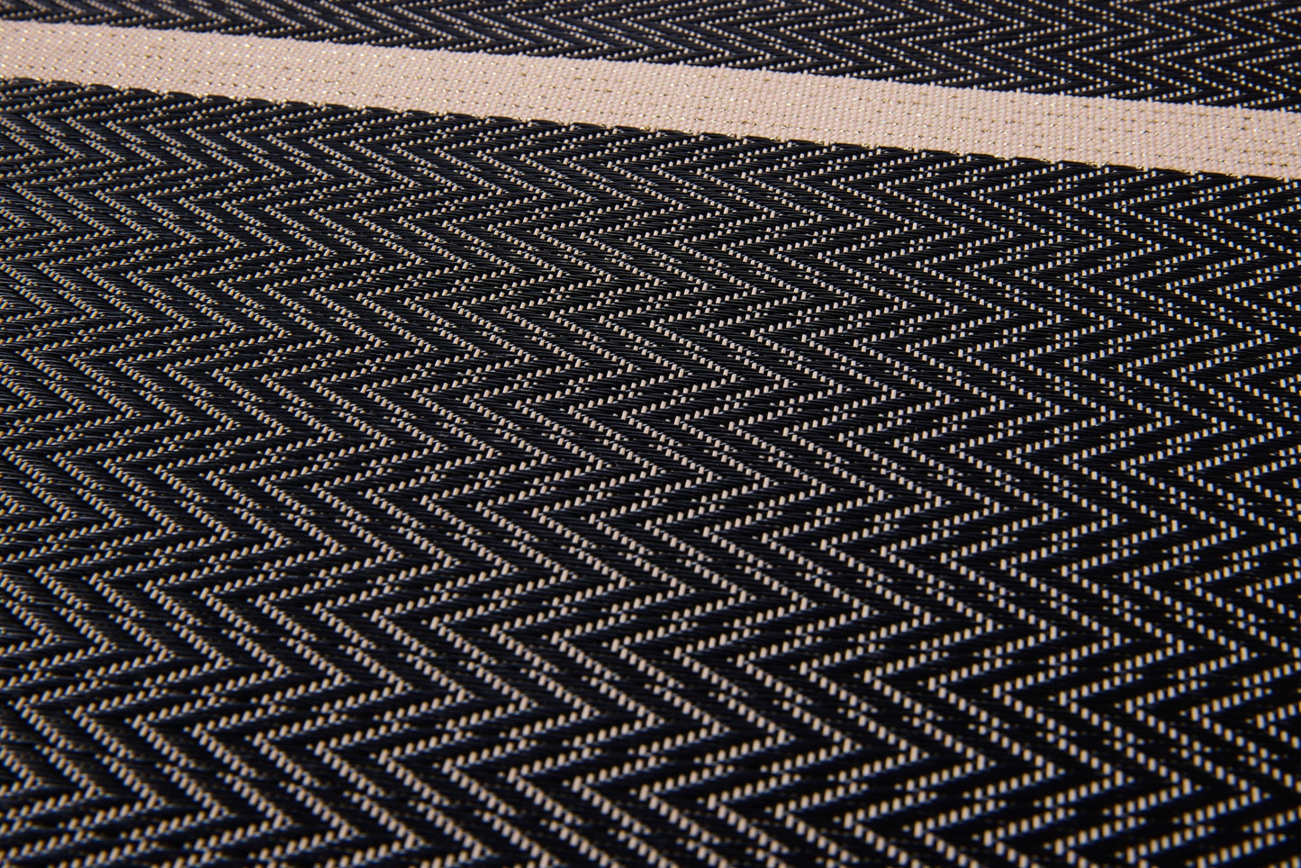 Galletti - Sottopiatti Set 1/4 Beige E Nero Con Riga Beige