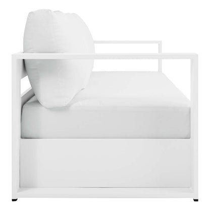 Set da 2 pezzi in alluminio verniciato a polvere per patio esterno Tahoe