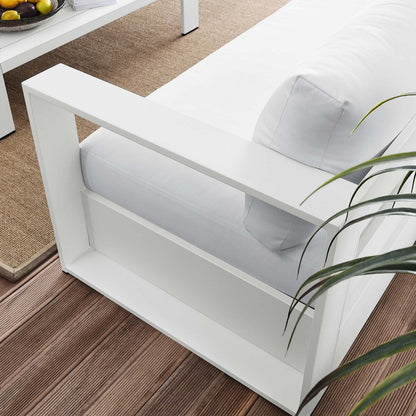 Set da 2 pezzi in alluminio verniciato a polvere per patio esterno Tahoe