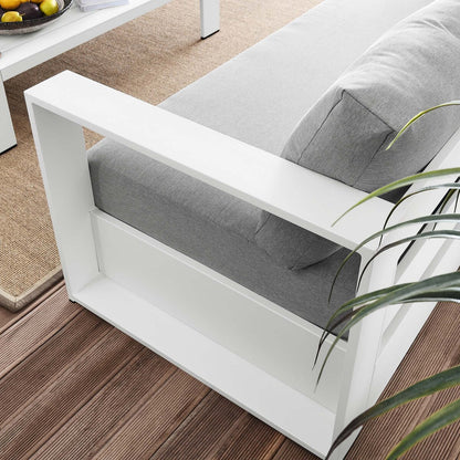 Set da 2 pezzi in alluminio verniciato a polvere per patio esterno Tahoe