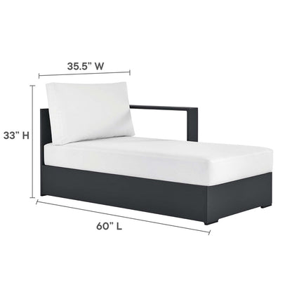 Set di divani componibili in alluminio Tahoe Patio da 4 pezzi