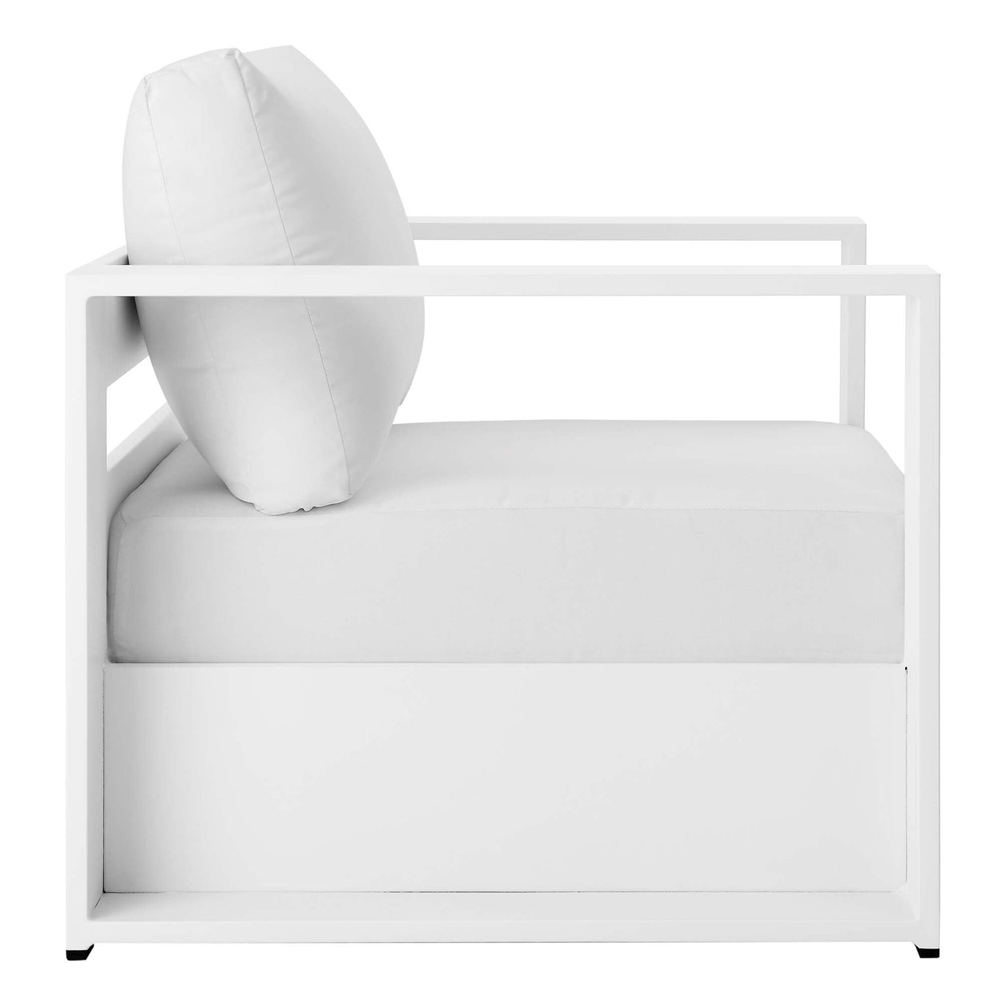 Set da conversazione in alluminio Tahoe da esterno, 4 pezzi, con tavolino da caffè