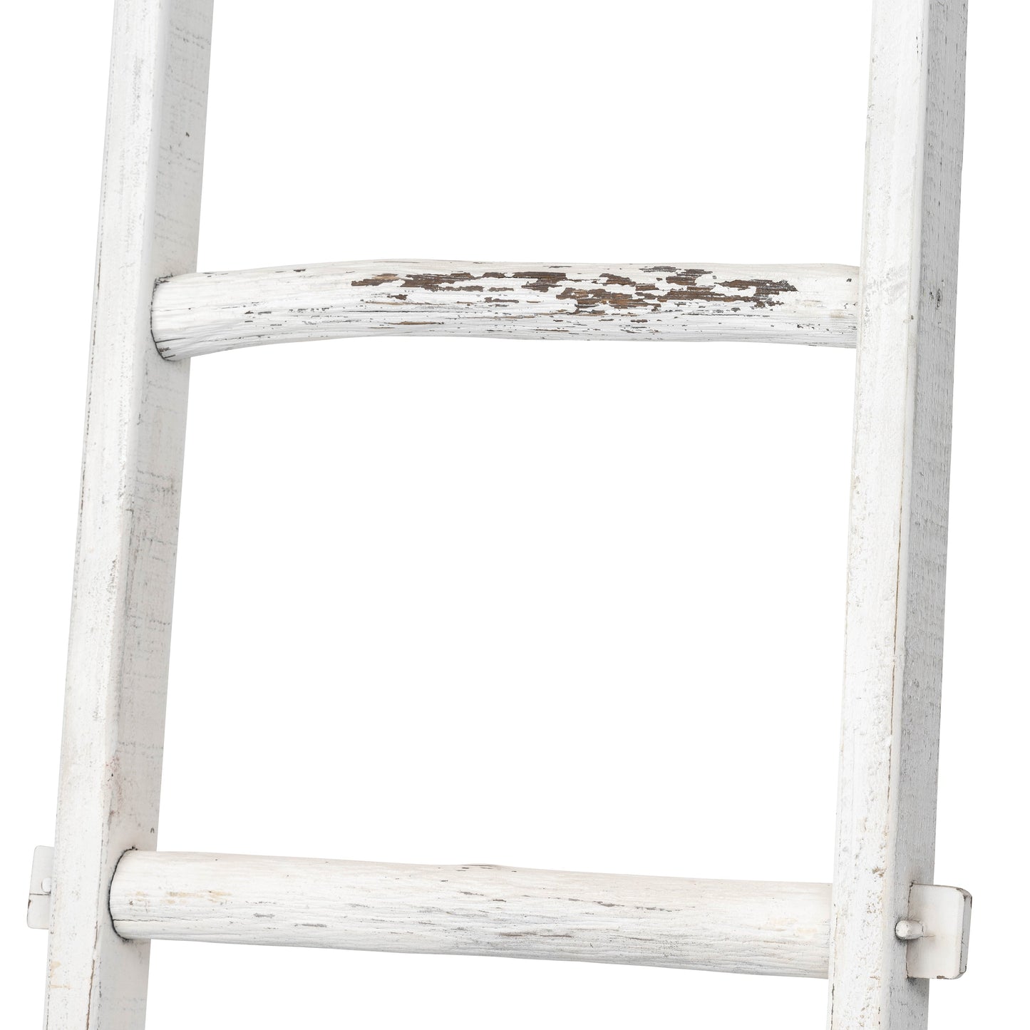 Sagebrook Home Rustic - Scala a pioli alta 6 piedi, scala decorativa indipendente per riporre oggetti - 19 x 2 x 76