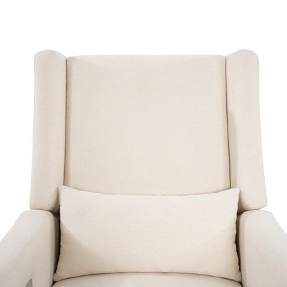 Poltrona reclinabile Tanya Luxury Power Motion con meccanismo girevole, poltrona reclinabile imbottita per soggiorno con supporto lombare