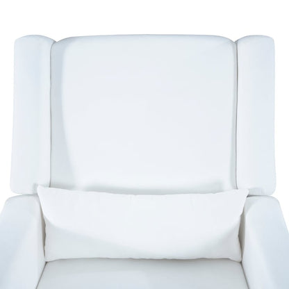 Poltrona reclinabile Tanya Luxury Power Motion con meccanismo girevole, poltrona reclinabile imbottita per soggiorno con supporto lombare