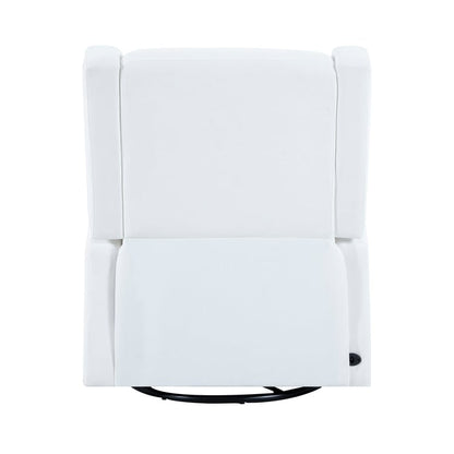 Poltrona reclinabile Tanya Luxury Power Motion con meccanismo girevole, poltrona reclinabile imbottita per soggiorno con supporto lombare