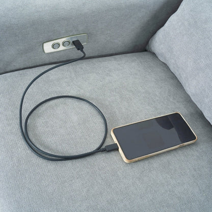 Poltrona reclinabile Tanya Luxury Power Motion con meccanismo girevole, poltrona reclinabile imbottita per soggiorno con supporto lombare