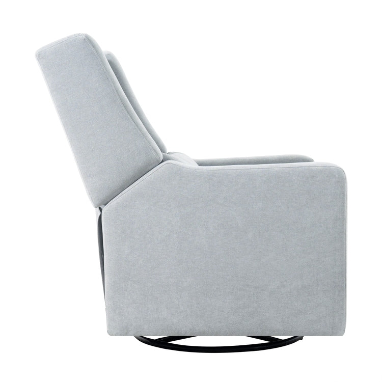 Poltrona reclinabile Tanya Luxury Power Motion con meccanismo girevole, poltrona reclinabile imbottita per soggiorno con supporto lombare