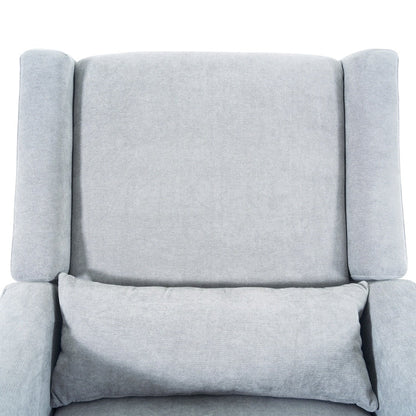 Poltrona reclinabile Tanya Luxury Power Motion con meccanismo girevole, poltrona reclinabile imbottita per soggiorno con supporto lombare