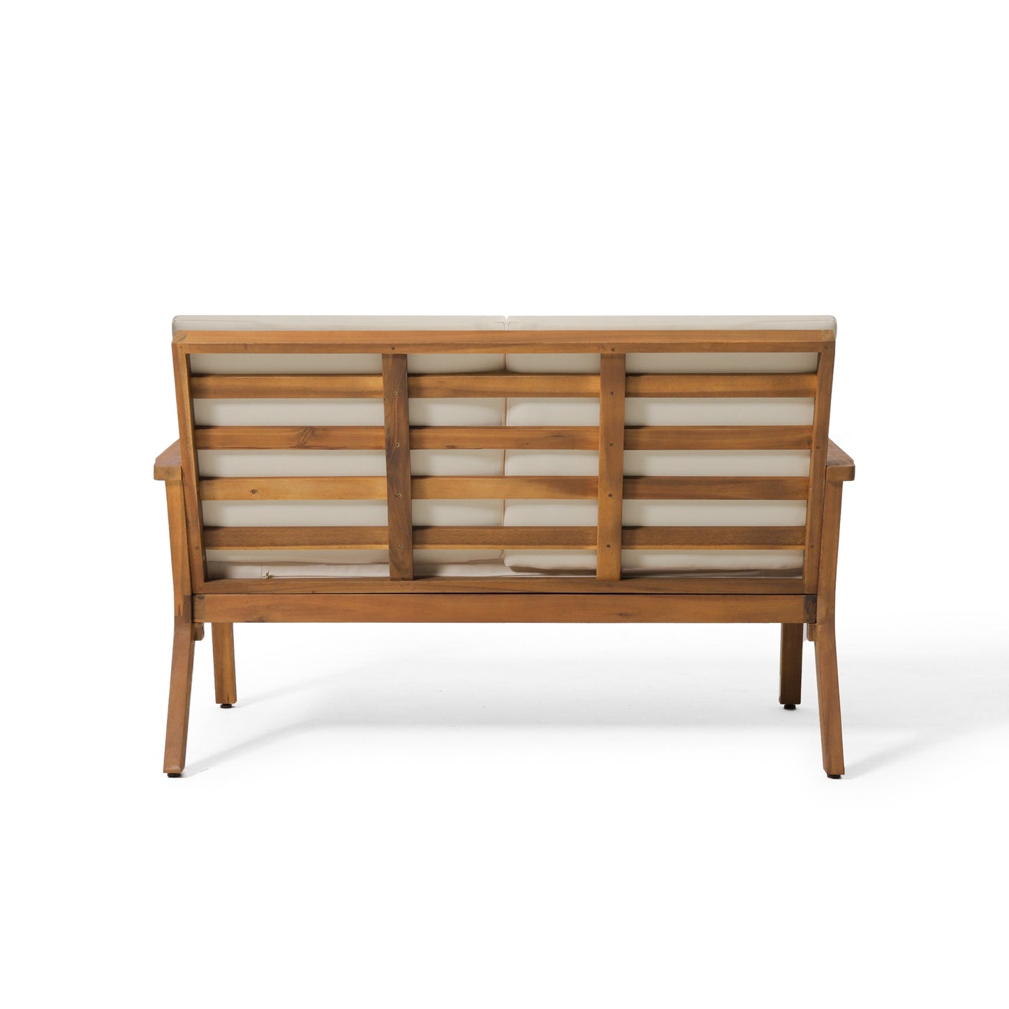 Set di divani e tavolini da esterno in legno di acacia Temecula con cuscini di Christopher Knight Home