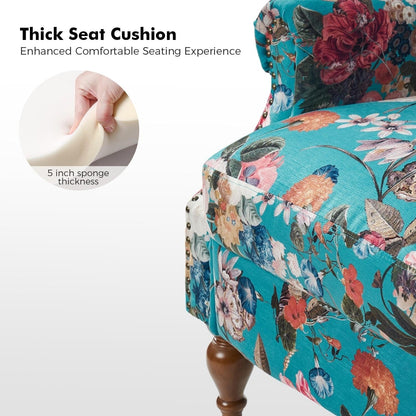 Poltrona reclinabile manuale Terri Classic Cutaway Arms con borchie per soggiorno di HULALA HOME