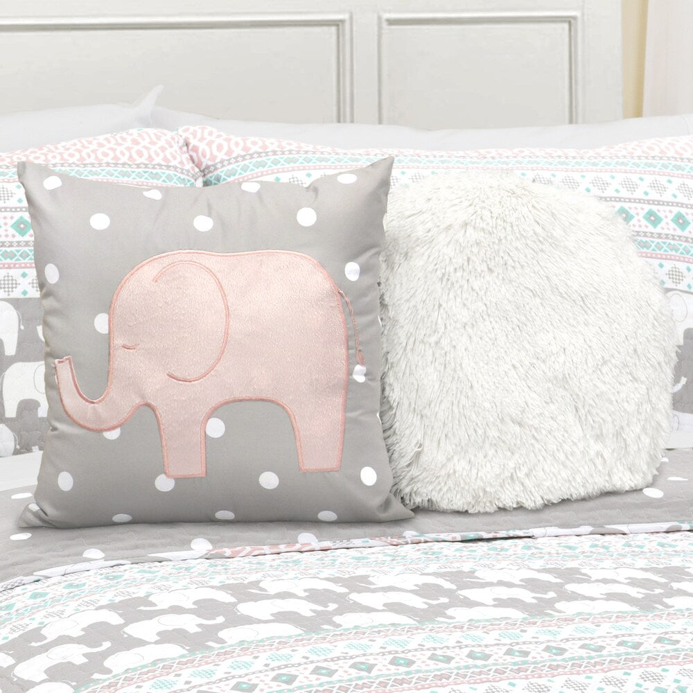 Set trapuntato a righe elefante Ever-Tru di Taylor &amp; Olive, 5 pezzi