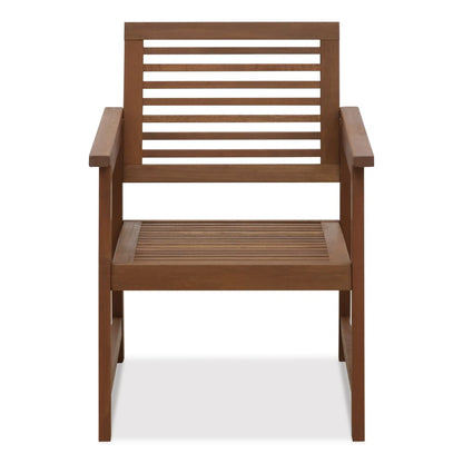 Poltrona da esterno in legno di teak Surfside senza cuscino (set da 2) di Havenside Home