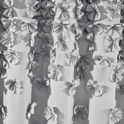 Tenda da doccia in avorio con motivo corniolo The Gray Barn