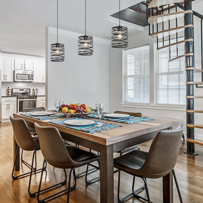 Lampada a sospensione a 1 luce The Gray Barn Farmhouse per l'isola della cucina e la sala da pranzo