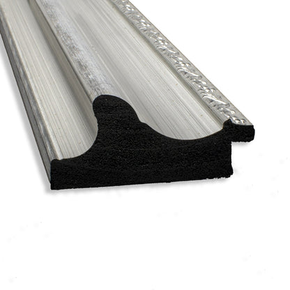 Specchio da parete per bagno bisellato - Cornice argento Parlor